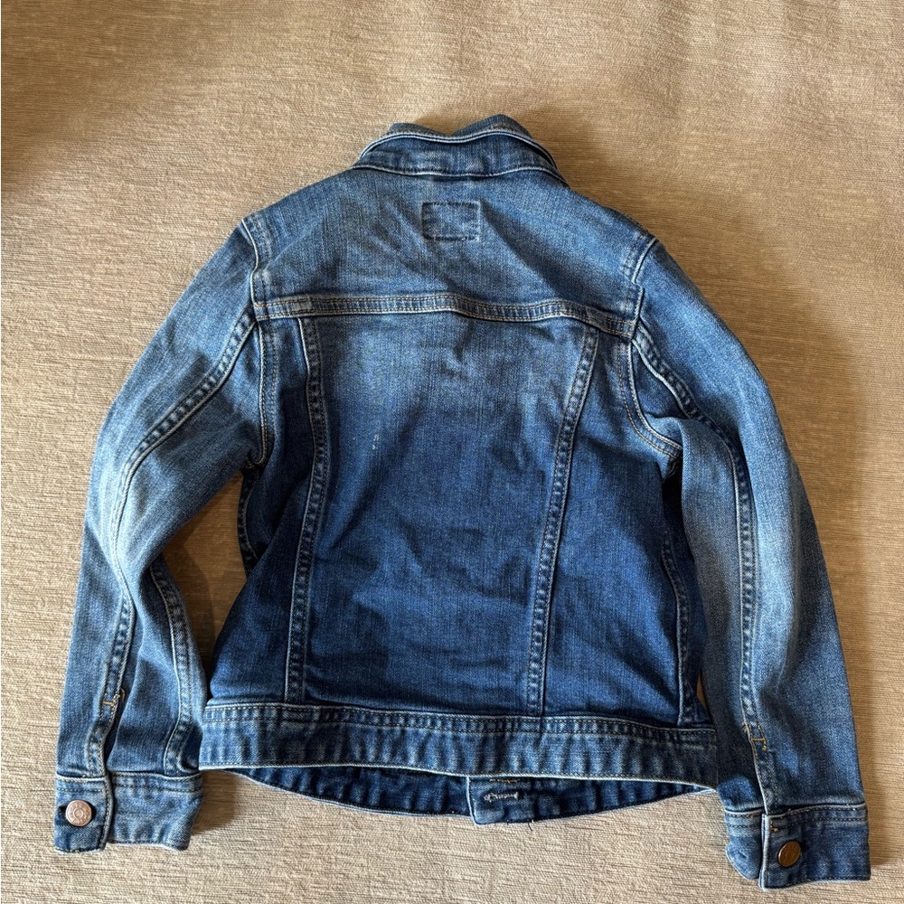 J.Crew Crewcuts Kids Denim Jean Jacket Size 6/7 Girls Classic - Picture 9 of 11